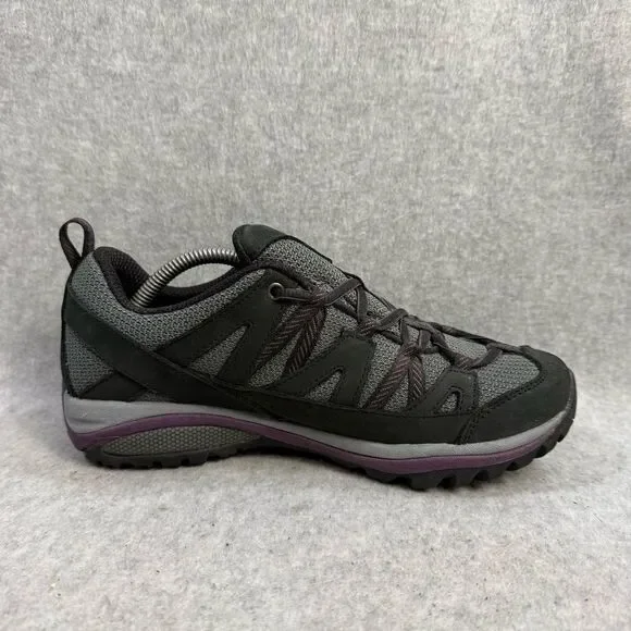 Merrell Womens Shoes Size 7 Siren Edge 3 Grey Purple Outdoors Hiking Sneakers - Picture 6 of 9